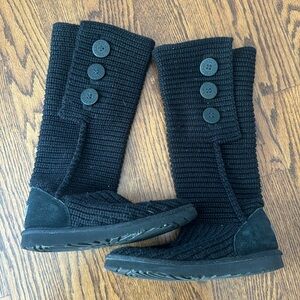 UGG cardy black boots size 7